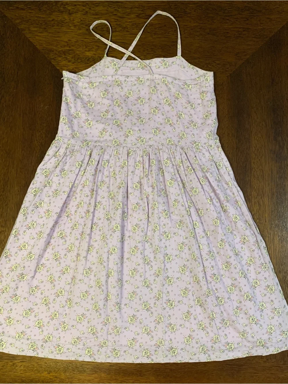 GAP Lavender Floral Spaghetti-Strap Sundress